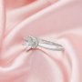 Solitaire Round Stone Prong Claw Bezel Ring Settings,Solid 14K 18K Gold Ring,Minimalist Ring,Simple Ring,DIY Ring Supplies For Gemstone 1295084