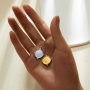 12MM Vintage Styles Round Bezel Stainless Steel Pendant Settings,Yellow Gold Rhodium Round Pendant Charm,DIY Pendant Blank Supplies 1411472