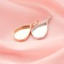 Breast Milk Resin Pear Solid Back Pendant Bezel Settings,Solid 9K 14K 18K Gold Pendant Charm,DIY Memory Jewelry Supplies 1431215