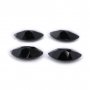 5Pcs Natural Marquise Black Onyx Faceted Cut Loose Gemstone Nature Semi Precious Stone DIY Jewelry Supplies 4120132