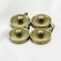 10Pcs 14mm Round Brass Dark Bronze Antiqued Photo Pendant Settings DIY Locket Charm Jewelry Supplies 1500160