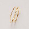 1PCS 1MM Thick Dainty 14K Gold Filled Ring,White Cubic Zirconia Eternity Ring,Minimalist Ring,Gold Filled Slim Band Ring,Stackable Ring,DIY Ring Supplies 1294734