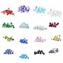 50Pcs 2MM Imitation Birthstone Round Faceted Color Cubic Zirconia CZ Stone DIY Loose Stone Supplies 4110183-2MM