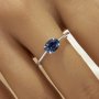 5x7MM Oval Color Change Simulated Alexandrite Ring,Solid 925 Sterling Silver Ring,June Birthstone Adjustable Ring 6220338