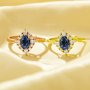 5x7MM Oval Color Change Simulated Alexandrite Ring,Luxury Solid 925 Sterling Silver Rose Gold Plated Ring,June Birthstone Adjustable Ring 6220350
