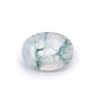 1Pcs 6x8MM Natural Oval Moss Agate Faceted Cut Loose Gemstone Nature Semi Precious Stone DIY Jewelry Supplies 4160029