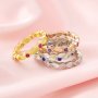 Full Band Keepsake Marquise Breast Milk Ring Bezel Solid 14K Gold Ring Settings Resin 2x4MM Bezel 2mm Birthstone Stackable Ring DIY 1294267