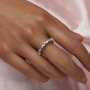 Keepsake Breast Milk Resin Marquise Bezel Ring Settings,Solid 925 Sterling Silver Birthstone Ring,Stackable Ring,DIY Ring Blank Supplies 1294711