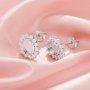 Keepsake Breast Milk Resin Oval Bezel Studs Earrings Blank Settings,Sun Flower Solid Back 14K 18K Gold Studs Earring,DIY Earrings Supplies 1706210