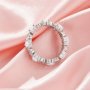 4MM Full Band Keepsake Breast Milk Resin Heart Bezel Ring Settings,Solid 925 Silver Ring,Heart Ring,DIY Ring Supplies For Gemstone 1294938