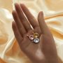 8MM Keepsake Breast Milk Resin Round Bezel Pendant Settings,Solid 925 Sterling Silver Rose Gold Plated Pendant Charm,Simple Pendant,DIY Pendant Supplies 1411469