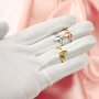 Keepsake Breast Milk Marquise Ring Settings Resin Solid 14K Gold DIY Ring Blank Band for Resin 1294329-1