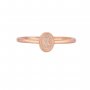 4x6MM Keepsake Breast Milk Resin Oval Ring Bezel Settings,Solid 925 Sterling Silver Rose Gold Plated Ring,High Bezel Ring,Stackable Ring,DIY Ring Supplies 1224222