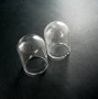 5pcs 18x25mm transparent glass tube dome cover DIY settings supplies findings 3070057-1