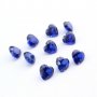 1Pcs Lab Created Heart Sapphire September Birthstone Blue Faceted Loose Gemstone DIY Jewelry Supplies 4130013