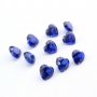 5Pcs Lab Created Heart Sapphire September Birthstone Blue Faceted Loose Gemstone DIY Jewelry Supplies 4130013