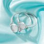 Keepsake Breast Milk Resin Oval Bezel Ring Settings,Birthstone Solid Back Solid 925 Sterling Silver Ring,Art Deco Ring,DIY Ring Supplies For Gemstone 1222137