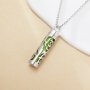 Hollow Rose Flower Aroma Diffuser Pendnat Necklace Stainless Steel Perfume Diffuser with Sponge 1190073