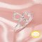 Three Stones Prong Ring Settings,Solid 14K 18K Gold Ring,Family Rings,DIY Ring Settings 1295044