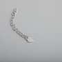 1Pcs 2 Inches Silver Rose Gold Solid 925 Sterling Silver Necklace Extension Chain Supplies 1316001