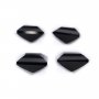 1Pcs Natural Princess Cut Black Onyx Faceted Cut Loose Gemstone Nature Semi Precious Stone DIY Jewelry Supplies 4140026