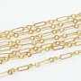 0.5Meter Oval Link Paperclip Chain Necklace,14k Gold Filled Necklace Chain,Simple Necklace Chain,DIY Necklace Supplies 1325013