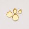 1PCS Keepsake Breast Milk Resin 14K Gold Filled Round Pendant Bezel,Round Bezel Charm,Minimalist Charm,DIY Pendant Setting Supplies 1411351