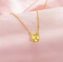 Keepsake Breast Milk Resin Ball Round Pin Solid 14K 18K Gold Cat Necklace Settings For Half Drilled Pearl Bead 1411464