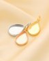 Breast Milk Resin Pear Solid Back Pendant Bezel Settings,Solid 925 Sterling Silver Rose Gold Plated Pendant,DIY Memory Jewelry 1431164