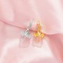 Keepsake Breast Milk Ball Flower Pin Pendant Settings for Half Drilled Pearl Bead,Solid 14K 18K Gold Pendant,DIY Pendant Supplies 1431510
