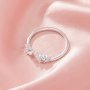 Angel Wings Moissanite Stackable Ring,Solid 14K 18K Gold Ring,Dainty Adjustable Stacker Ring,Stackable Ring,DIY Ring Supplies 1294993