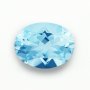 1Pcs Oval Faceted Sky Blue Topaz Nature October Birthstone DIY Loose Gemstone Supplies 4120141