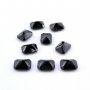 1Pcs Rectangle Black Spinel Faceted Cut Loose Gemstone Natural Semi Precious Stone DIY Jewelry Supplies 4170007