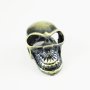10pcs 11x15x25mm vintage antique bronze metal heavy death skull pendant charm 1810050