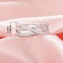 1MM Channel Keepsake Breast Milk Resin Channel Ring Settings,Infinity Solid 925 Sterling SilverRing,Moissanite Art Deco Ring,DIY Ring Supplies 1294927