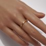 1PCS 2.4MM Wide Twist Braid 14K Gold Filled Ring,Minimalist Ring,Gold Filled Twist Ring,Stackable Ring,DIY Ring Supplies 1294741