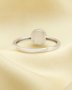 6MM Round Keepsake Breast Milk Resin Ring Settings Rose Gold Plated Solid 925 Sterling Silver Ring Bezel 1215056