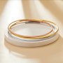 Wire Bangle Stainless Steel Bracelet,Silver Rose Gold Plated Wiring Bangle,DIY Bracelet Bangle Supplies 1900345