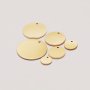 1PCS Stamping Round Circle Disc 14K Gold Filled Pendant,Minimalist Round Charm,DIY Pendant Supplies For Personalized Jewelry 1431256