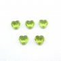 5Pcs 4-8MM Heart Green Peridot August Birthstone Faceted Cut Loose Gemstone Natural Semi Precious Stone DIY Jewelry Supplies 4130010