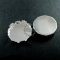 20pcs 20mm setting size vintage style silvery crown round bezel tray DIY pendant charm supplies 1411059