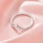 Curved Moissanite Stackable Ring,Solid 14K 18K Gold Ring,Vintage Styles Ring,Crown Stacker Ring,DIY Ring Supplies 1295003