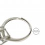 1Pcs 4-12MM Round Cz Stone Prong Setting 925 Sterling Silver Bezel Tray Adjustable Ring Settings 1212035