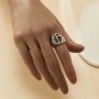 Heavy Cross Stainless Steel Ring,Gold Silver Baptism Ring,Cross Religious Ring,Men's Ring,DIY Ring Supplies 1295014