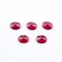 1Pcs Lab Created Oval Ruby July Birthstone Red Faceted Loose Gemstone DIY Jewelry Supplies 4120126