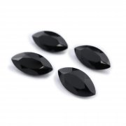 5Pcs Natural Marquise Black Onyx Faceted Cut Loose Gemstone Nature Semi Precious Stone DIY Jewelry Supplies 4120132