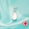6x12MM Keepsake Breast Milk Resin Pear Bezel Pendant Settings With 4x6MM Pear Prong Settings,Solid 925 Sterling Silver Pendant Charm,DIY Pendant Supplies 1431502