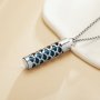 Hollow Wave Aroma Diffuser Pendnat Necklace Stainless Steel Perfume Diffuser with Sponge 1190076