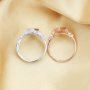 7x10MM Keepsake Breast Milk Resin Ring Settings,Stackable Ring Set,Solid Back Kite Bezel Ring for Resin,Solid 925 Sterling Silver Ring,DIY Ring Supplies 1294577