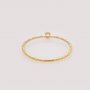 1PCS 1MM Wire Dainty Ring With 2MM Round Stone Settings,14K Gold Filled Ring,Minimalist Ring,Hammered Gold Rings,Dainty Gold Filled Ring 1294745